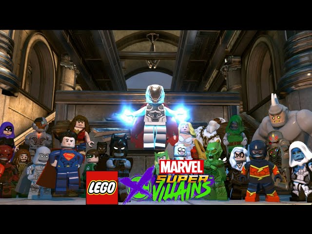 LEGO DC Super Villains But AVENGERS IS THE BAD GUYS - Full Cutscenes