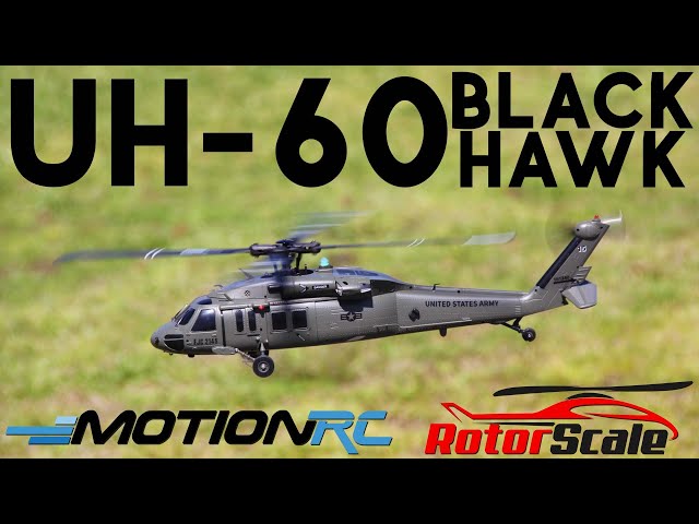 RotorScale UH-60 Black Hawk GPS-STabilized RTF Helicopter | Motion RC