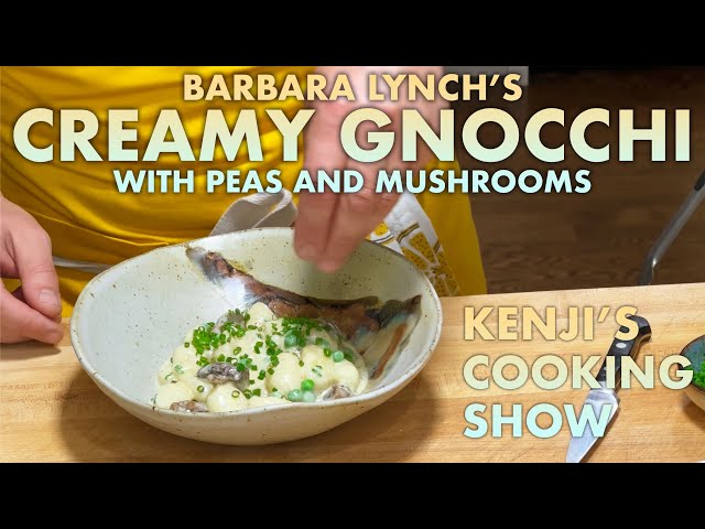 No. 9 Park's Creamy Gnocchi with Peas and Mushrooms