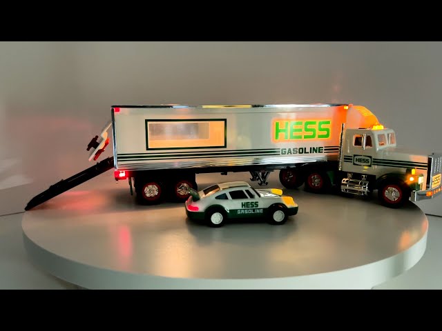 1992 Hess Toy Truck 18 Wheeler and Racer
