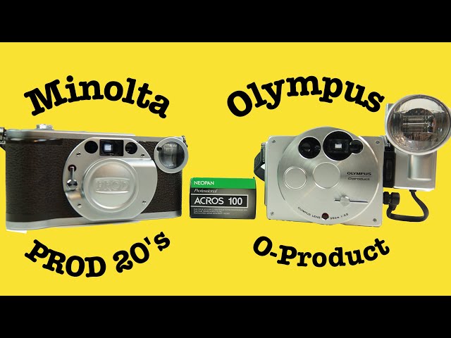 Olympus O Product vs Minolta Prod 20’s - Retro 35mm film camera B&W shoot-out