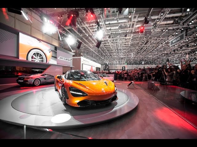 McLaren Automotive press conference at the 2017 Geneva Motor Show