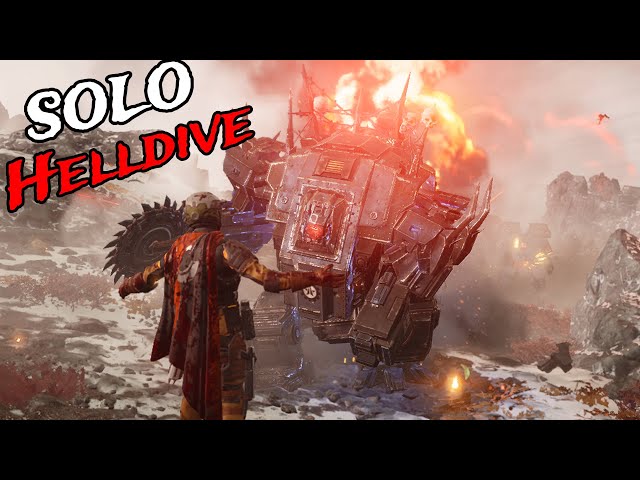 Helldivers 2 - SOLO Max Difficulty - Blitz Mission All Outposts & Side Objectives