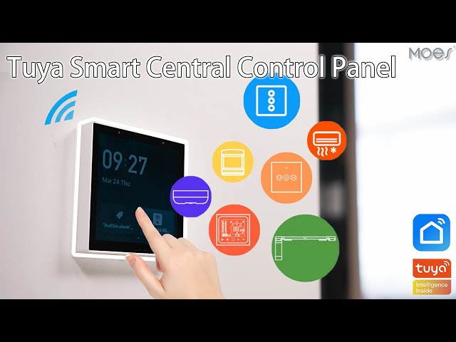 Tuya Smart 4-inch HD LCD Multi-functional Central Control Panel#moes#centralcontrol#smarthome#tech