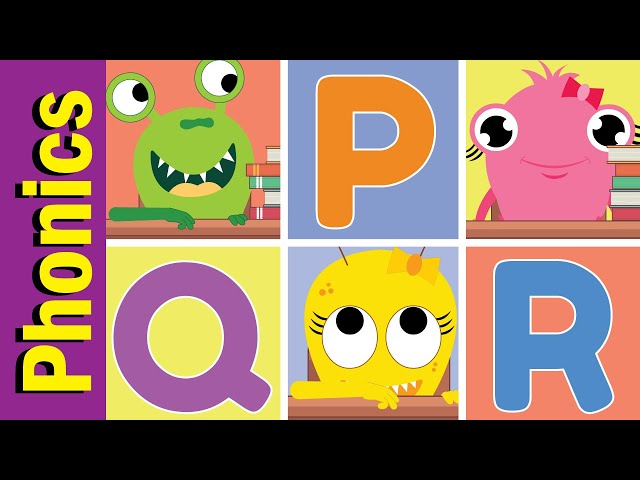 P Q R Phonics Alphabet Chant for Children | English Pronunciation for Children | Fun Kids English