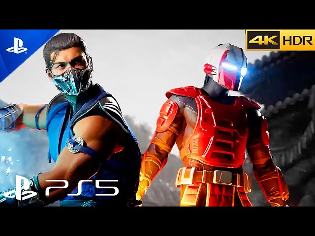 Mortal Kombat 1 (PS5) NEW Gameplay Frost, Smoke, Rain, Cyrax, Sektor, Johnny Cage (2023) 4K HDR