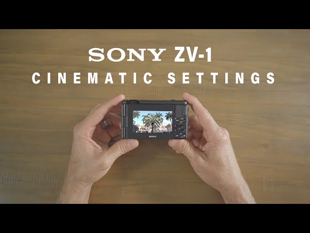 HOW TO SETUP SONY ZV-1 with CINEMATIC SETTINGS FOR FILMMAKING