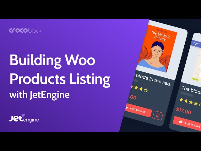 Building WooCommerce Products Listings with JetEngine
