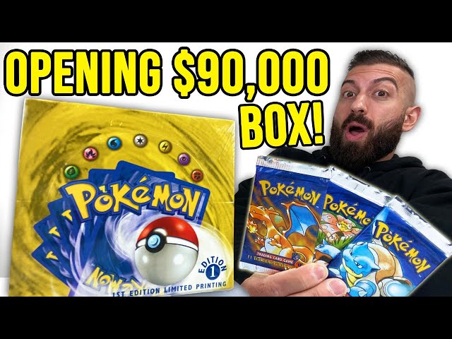 *MUST SEE* Opening RAREST Pokemon Cards Booster Box IN THE WORLD! (1st Edition Base Set!)