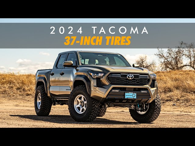 37-inch Tires on Our NEW 2024 Tacoma with King Shocks!