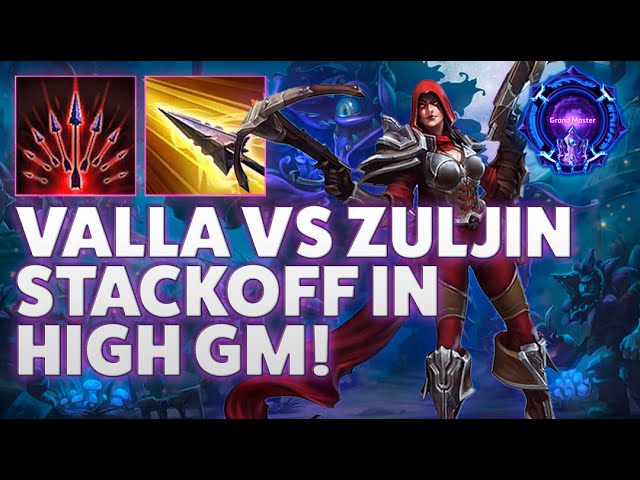 Valla Strafe - VALLA VS ZULJIN STACKOFF IN HIGH GM! - Grandmaster Storm League