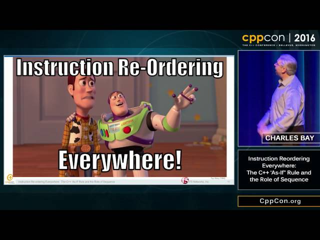 CppCon 2016: “Instruction Re-ordering Everywhere: The C++ 'As-If' Rule and the Role of Sequence"