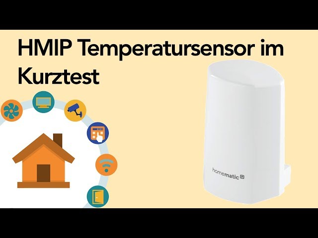 HmIP Temperatur- und Luftfeuchtigkeitssensor - HmIP-STHO | verdrahtet.info [4K]
