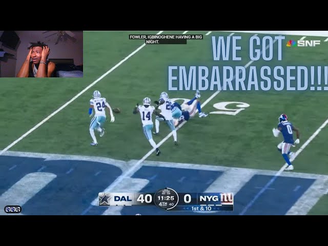 I'M FINNA CRY!!! Dallas Cowboys vs. New York Giants | 2023 Week 1 Game Highlights (REACTION!)