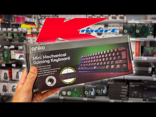Buying a $25 mechanical keyboard from Kmart