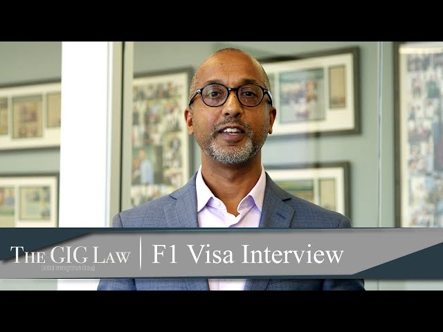 F1 Visa Interview Tips