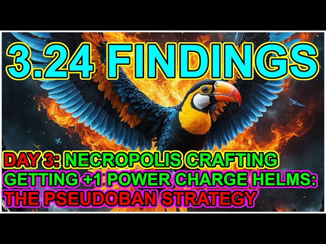 POE 3.24 Early Crafting Tricks - 'Pseudoban' Strat - Power Charge Helmets - Path of Exile Necropolis