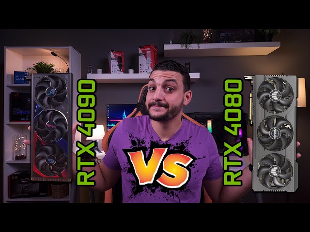 مقارنة بين اسرع كروت NVIDIA الـ GeForce RTX 4080 والـ GeForce RTX 4090