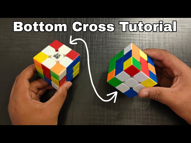 How to Solve Cross At The Bottom Layer "Hindi Urdu"
