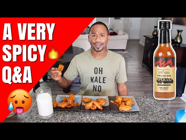 Trying HOT ONES Wings answering Spicy Questions | The Last Dab | Alonzo Lerone