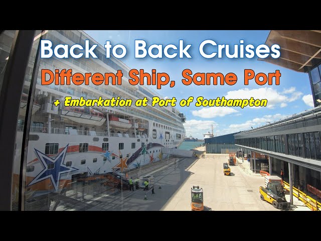 Back to Back Side to Side Cruises | Southampton Mayflower to Horizon & Embarkation