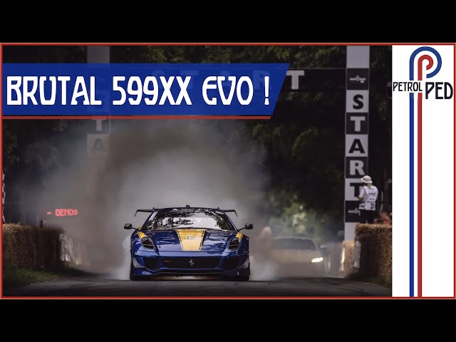 FLAT OUT in the Ferrari 599XX Evo at Goodwood - Best Sounding Car in the World ?!