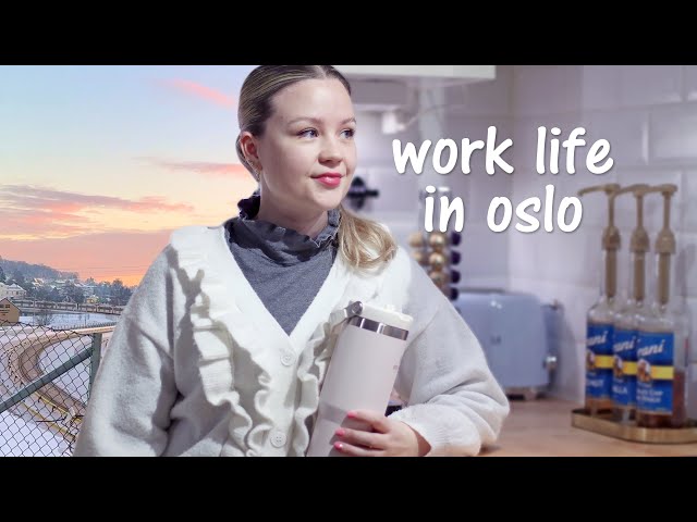 Day in the Life Working a 9-5 Office Job in Oslo, Norway *realistic* | corporate work vlog