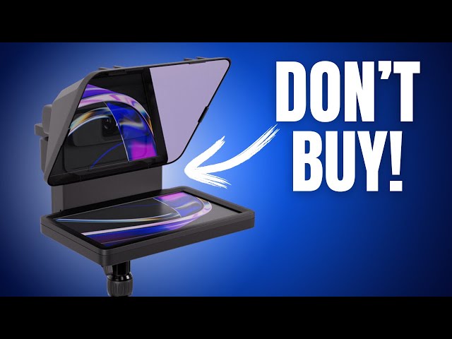 Watch this before buying the Elgato Prompter