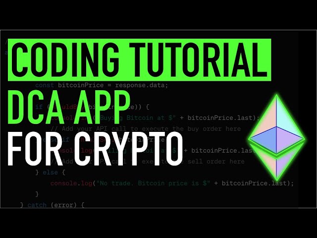 🔴 Code a DCA (Dollar Cost Average) App For Crypto
