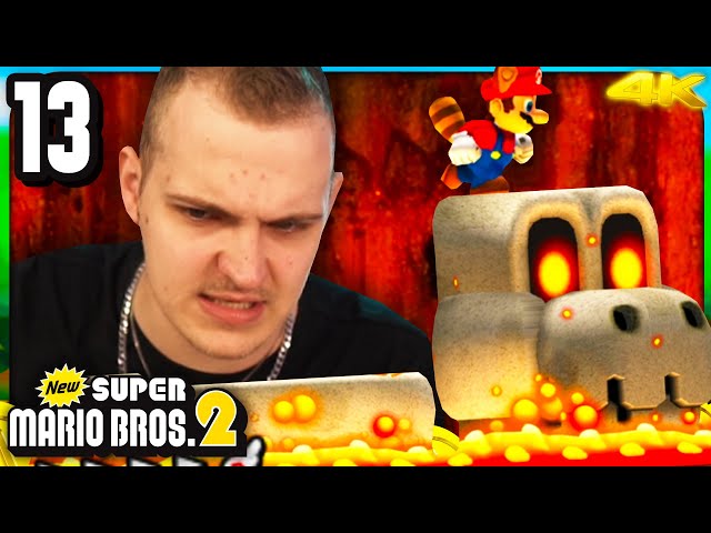 Let's Play New Super Mario Bros 2 #13 💰 Knochen-Floß im Lava-Tümpel