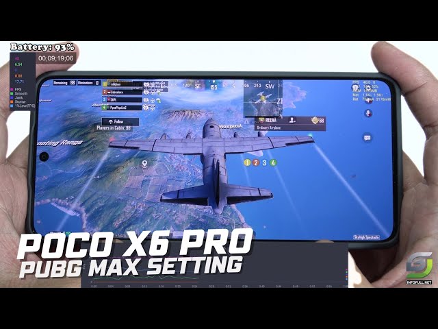 Poco X6 Pro test game PUBG Max Setting | Dimensity 8300 Ultra
