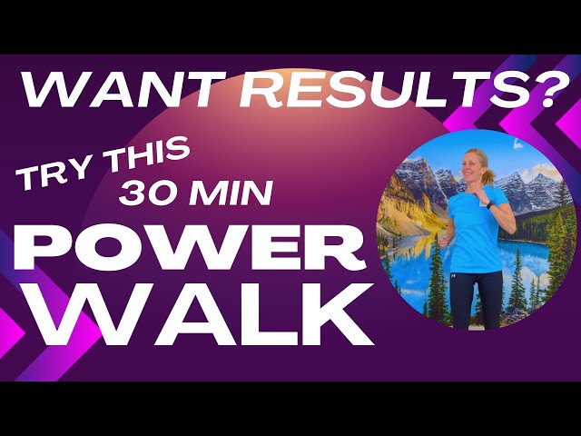 Fast Walking in 30 minutes | Power Walking Intervals to Get Fit