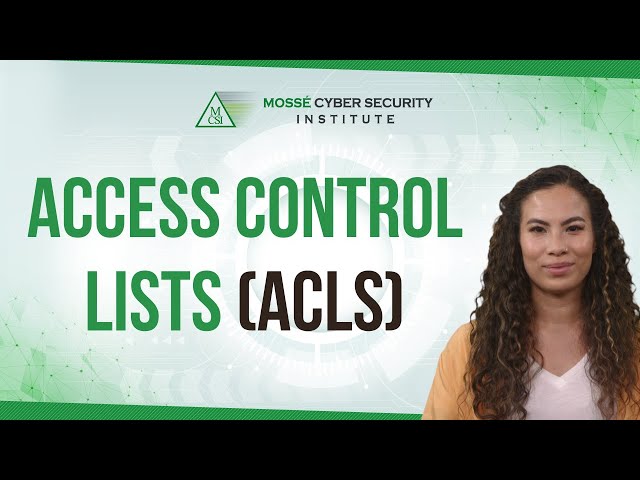 Access Control Lists (ACLs)