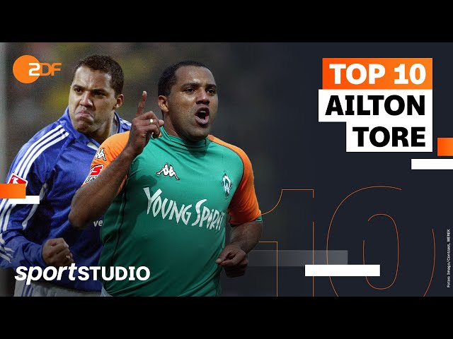 Top 10 Bundesliga-Tore von Ailton | sportstudio