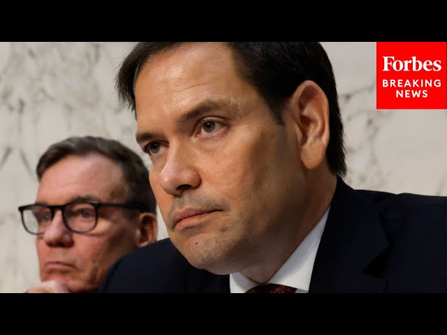 'Is That An Accurate Description?': Marco Rubio Breaks Down Fentanyl Supply Chain