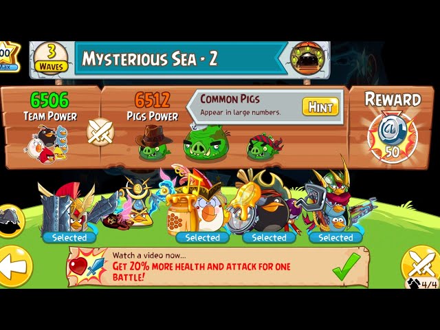 Mysterious Sea 2 - In Angry Birds Epic
