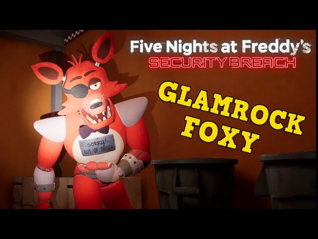 GLAMROCK FOXY in SECURITY BREACH? | FNAF: Security Breach MOD Highlight