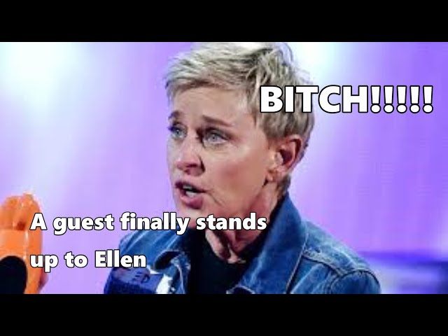 Cher calls Ellen Degeneres a BITCH live on her show!