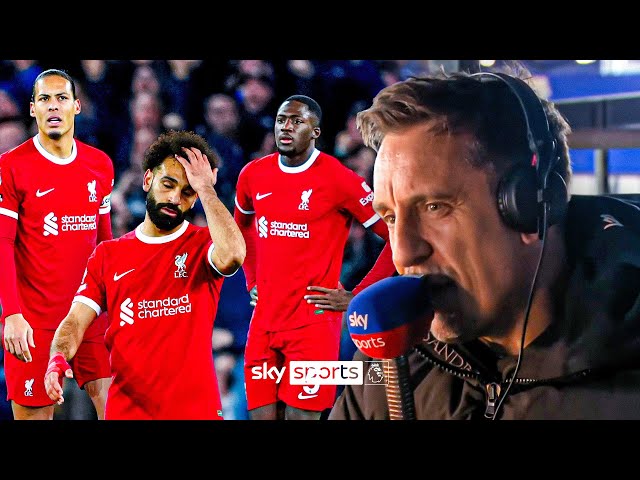 'It's probably gone' ❌ | Neville discusses Liverpool's title chances