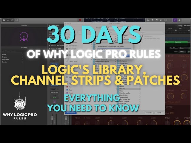 Get More Out of Logic's Library With Your Own Patches & Patch Merging