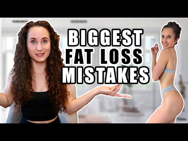 TOP WEIGHT LOSS MISTAKES  ❌ Don't do these!!