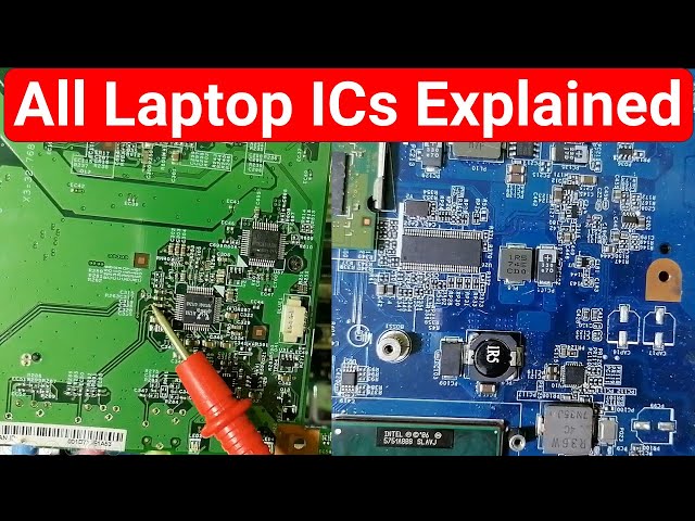 All laptop integrated circuits explained - laptop motherboard repair - IC