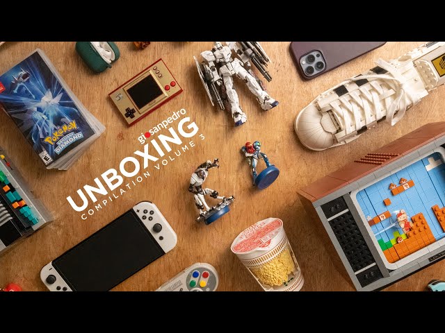 Pokemon, iPhone, LEGO & more! ASMR Unboxing Compilation Volume 3
