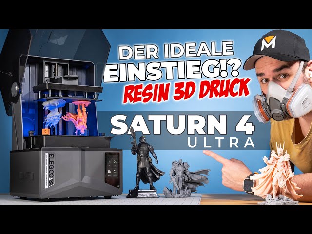 Elegoo SATURN 4 Ultra | Kunstharz 3D Drucker Referenz 2024! (XXL Test)