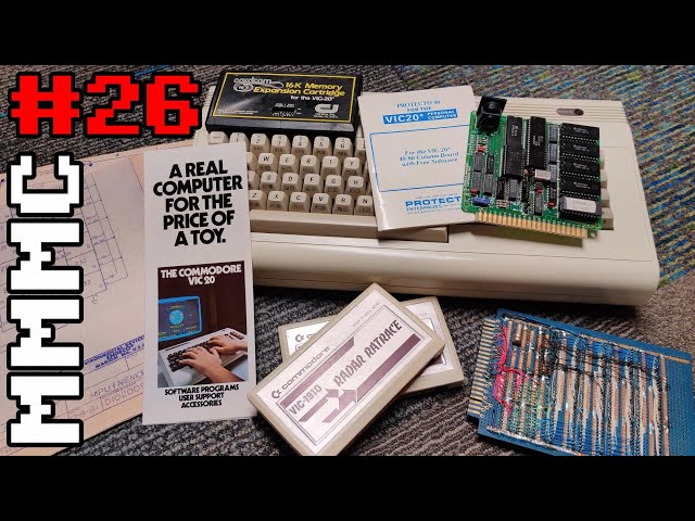 VIC-20 goodies: Running PET programs on the VIC, a hand made 24k RAM expansion, 80/40 column cart