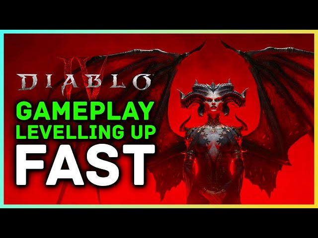 Diablo 4 Gameplay Levelling Sorcerer & Barbarian Fast! Co-op Multiplayer Farming & Grinding