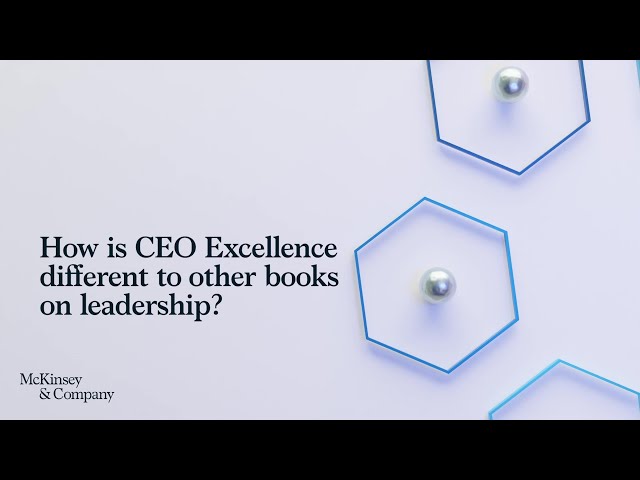 How is CEO Excellence different to other books on leadership?