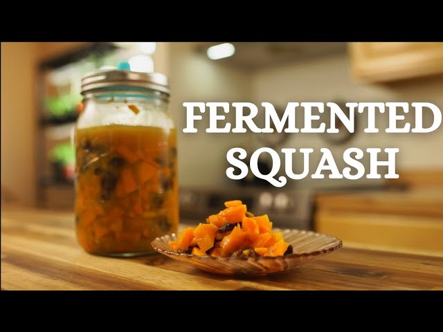 Getting Creative with Winter Squash - Fermented Butternut Squash Chutney