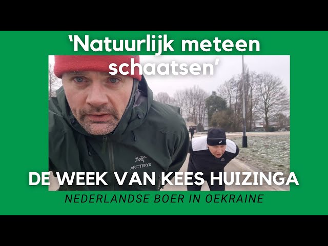 Oekraïne-vlogger Kees Huizinga: ‘Schaatspret in Nederland én Oekraïne’