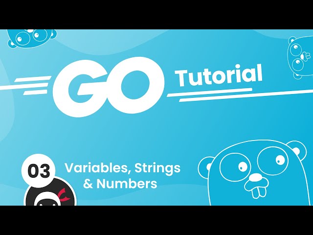 Go (Golang) Tutorial #3 - Variables, Strings & Numbers